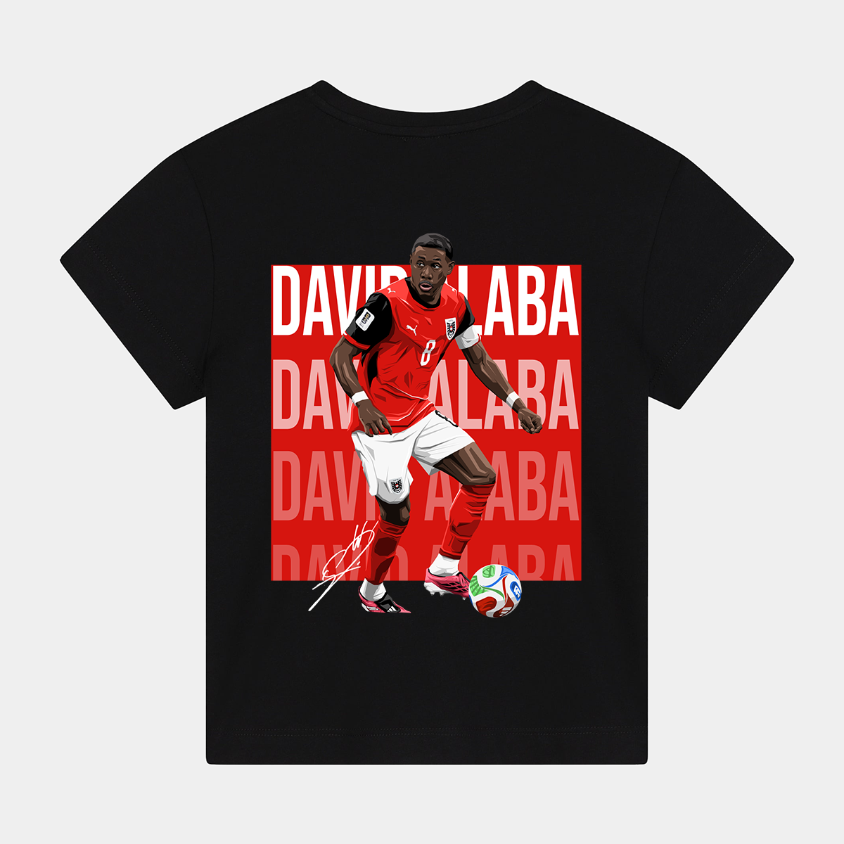 David Alaba Austria World Cup 26 Home Shirt