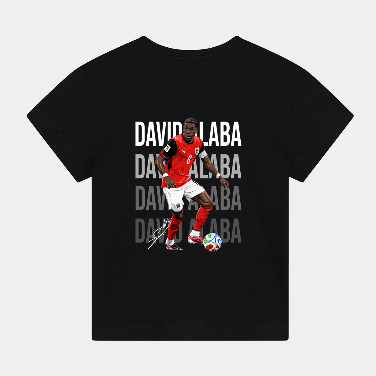 David Alaba Austria World Cup 26 Home Shirt