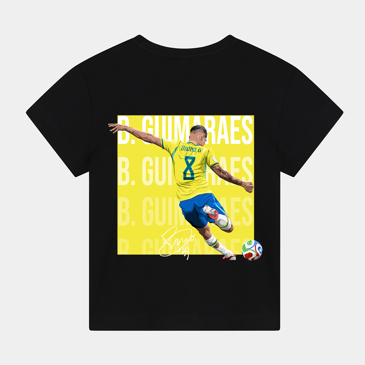 Bruno Guimaraes Brazil World Cup 26 Home Shirt