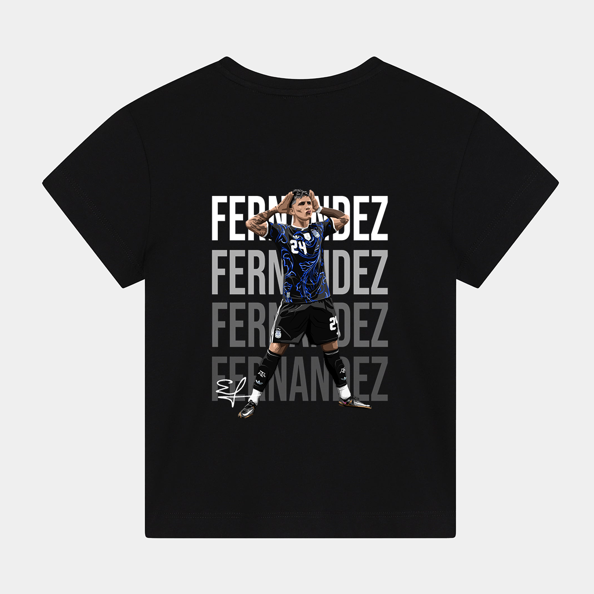 Enzo Fernandez Argentina World Cup 26 Away Shirt