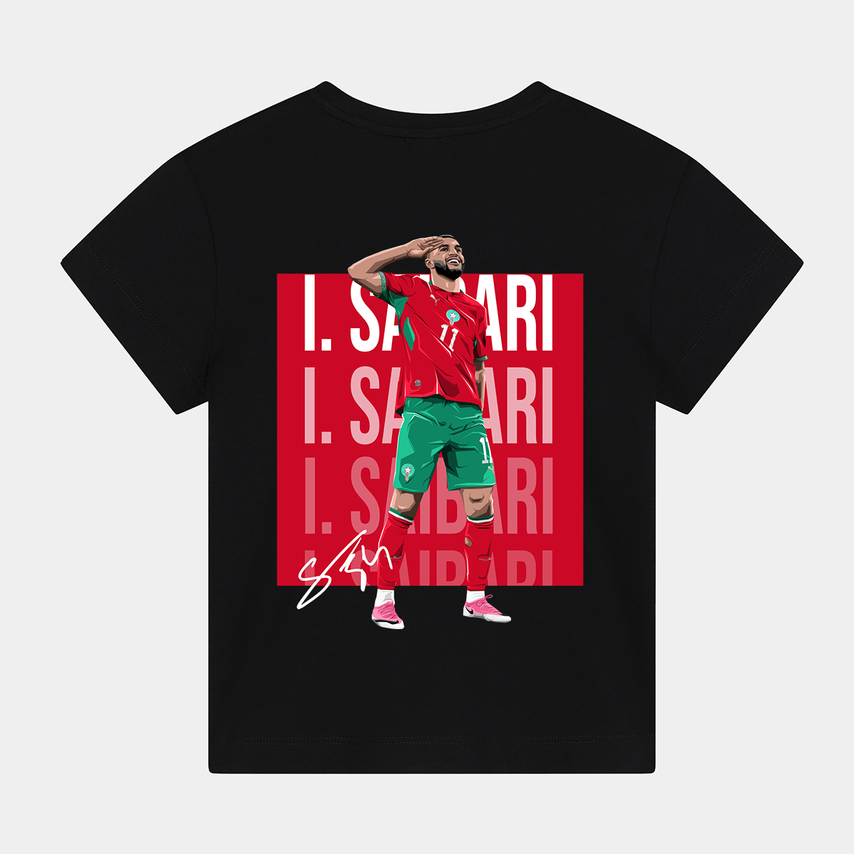 Ismael Saibari Morocco World Cup 26 Home Shirt