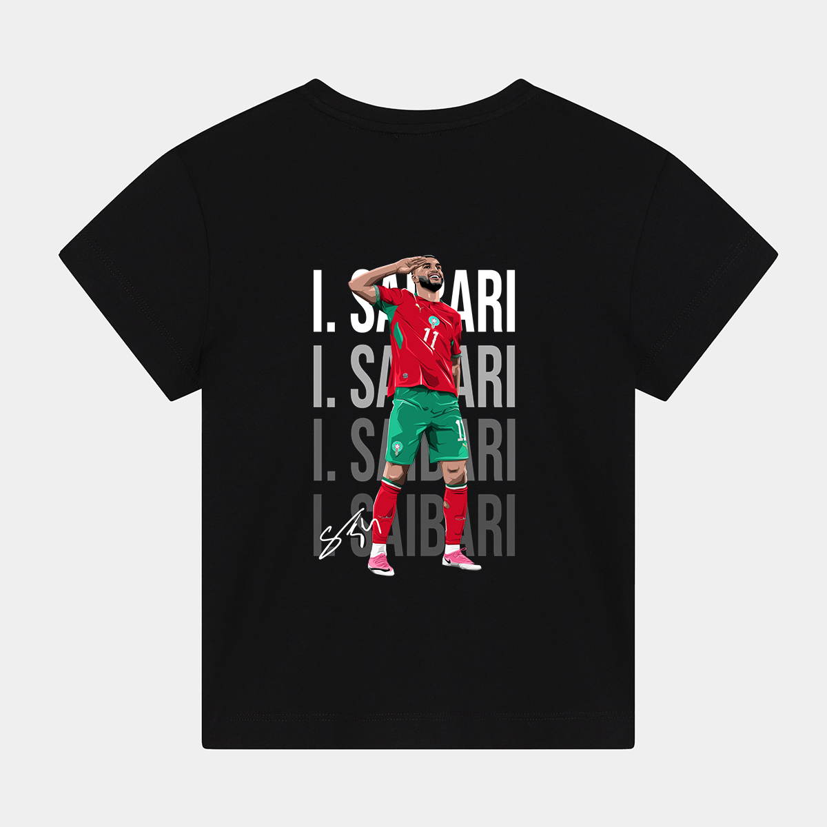 Ismael Saibari Morocco World Cup 26 Home Shirt