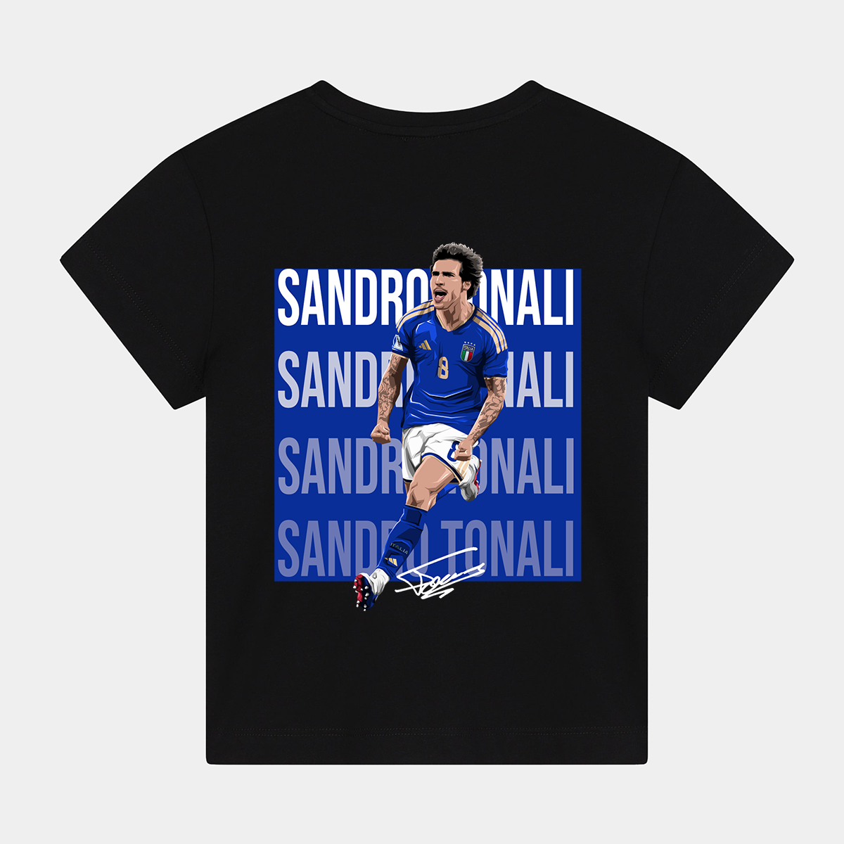 Sandro Tonali Italy World Cup 26 Home Shirt