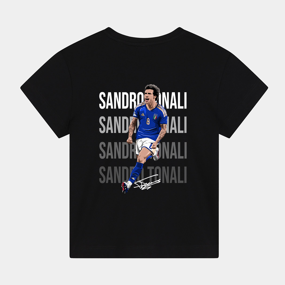 Sandro Tonali Italy World Cup 26 Home Shirt