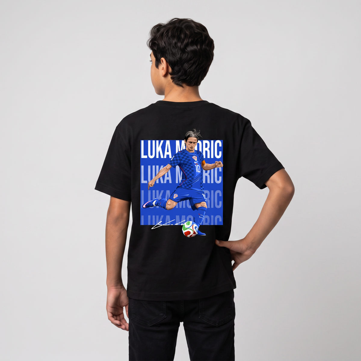 Luka Modric Croatia World Cup 26 Away Shirt