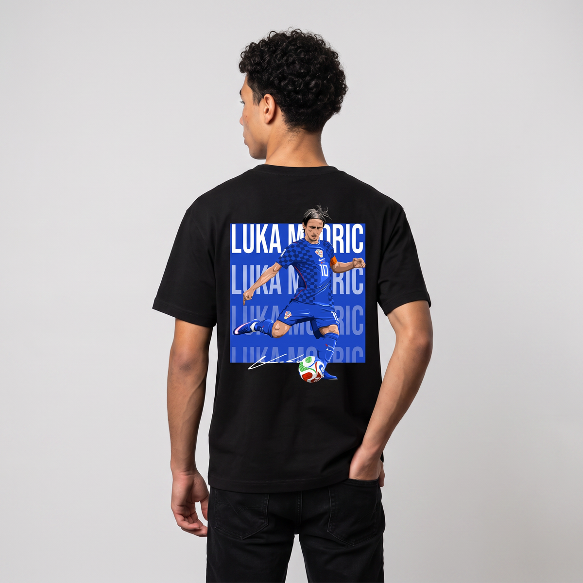 Luka Modric Croatia World Cup 26 Away Shirt