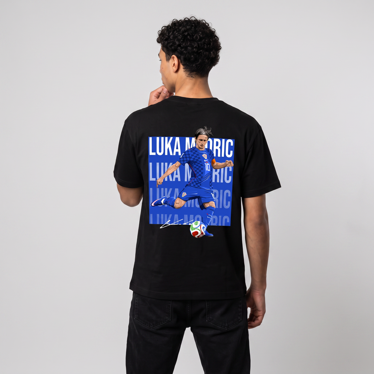 Luka Modric Croatia World Cup 26 Away Shirt