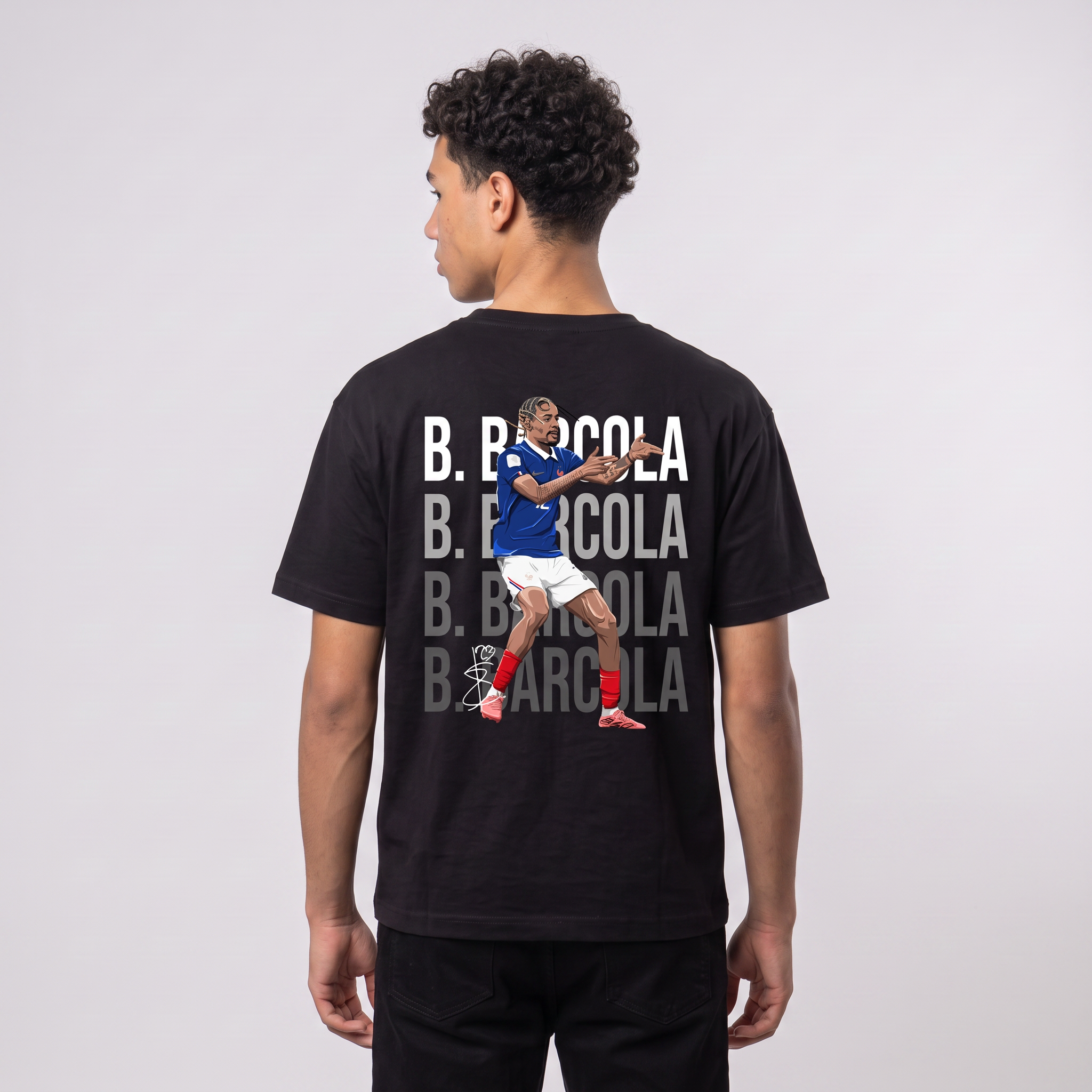 Bradley Barcola France World Cup 26 Home Shirt
