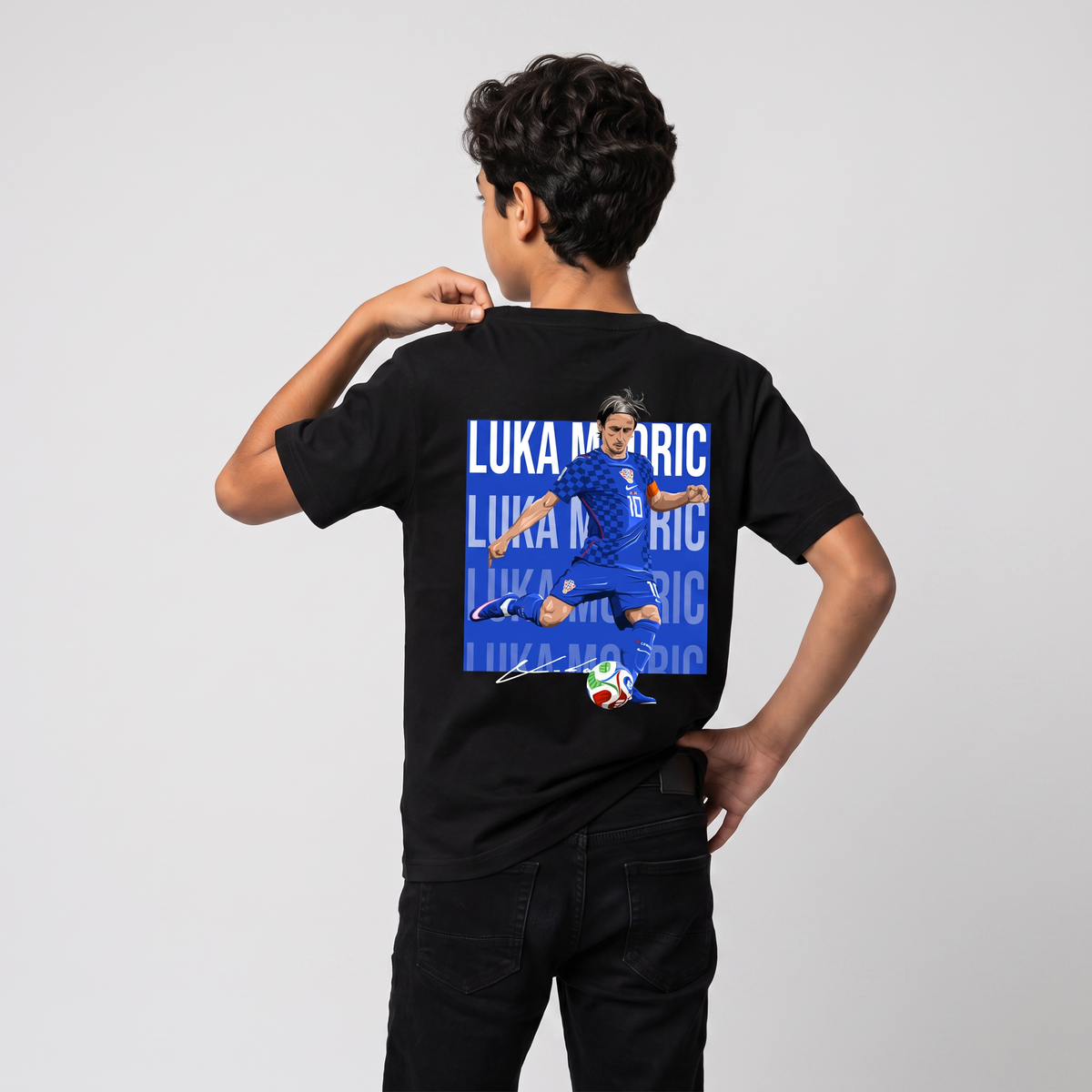 Luka Modric Croatia World Cup 26 Away Shirt