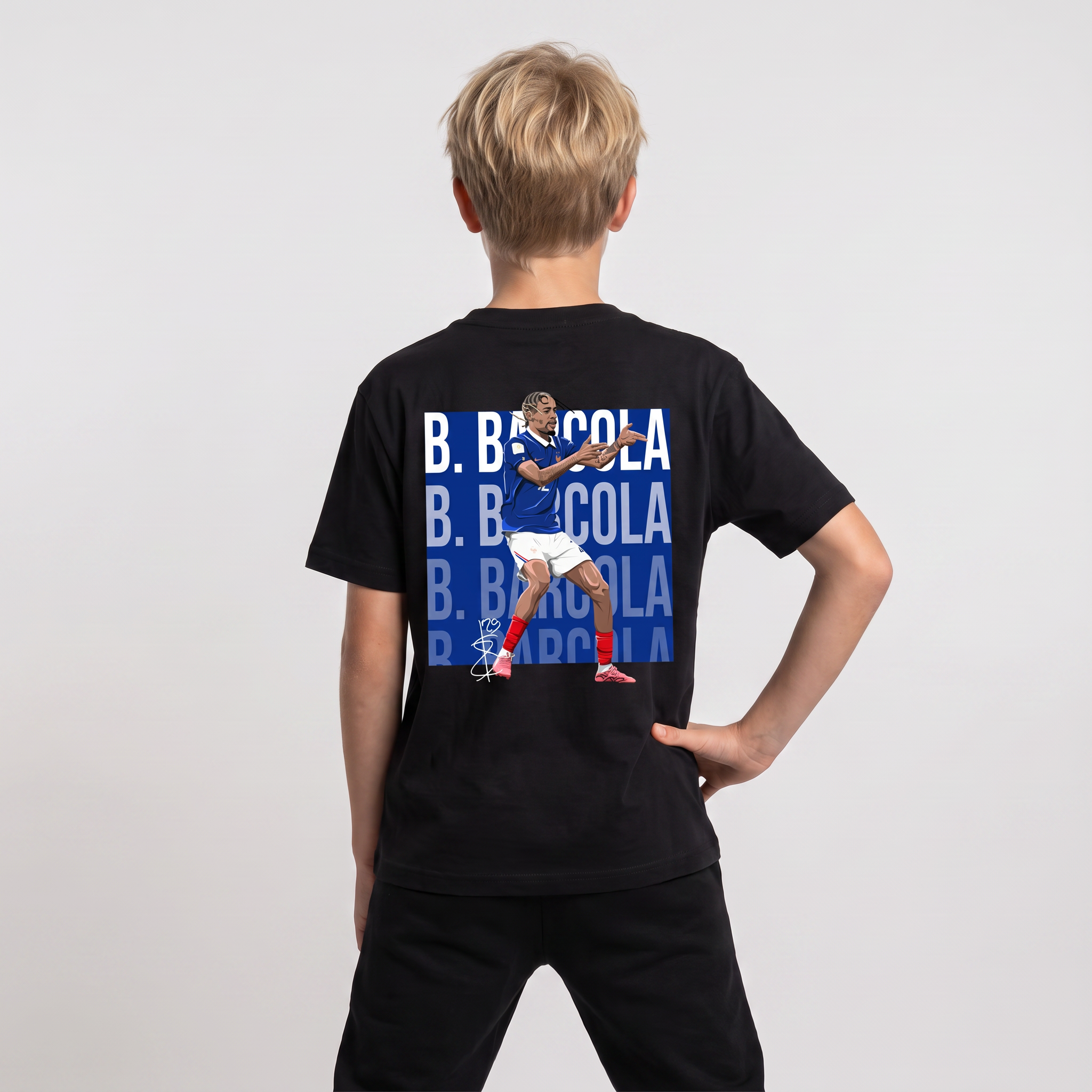 Bradley Barcola France World Cup 26 Home Shirt