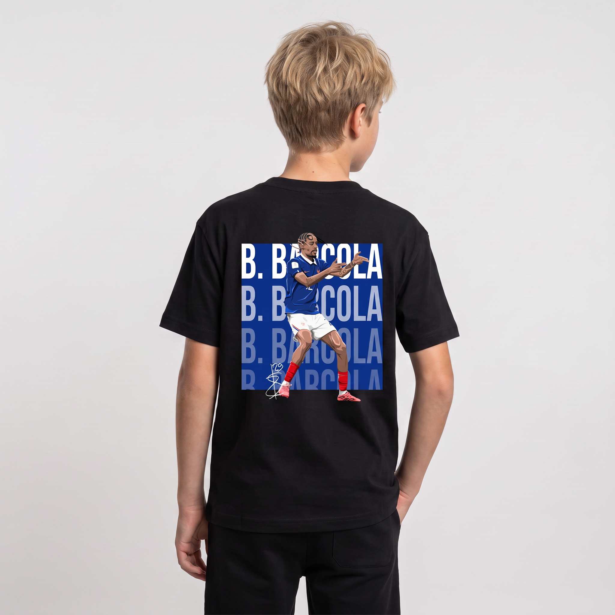 Bradley Barcola France World Cup 26 Home Shirt
