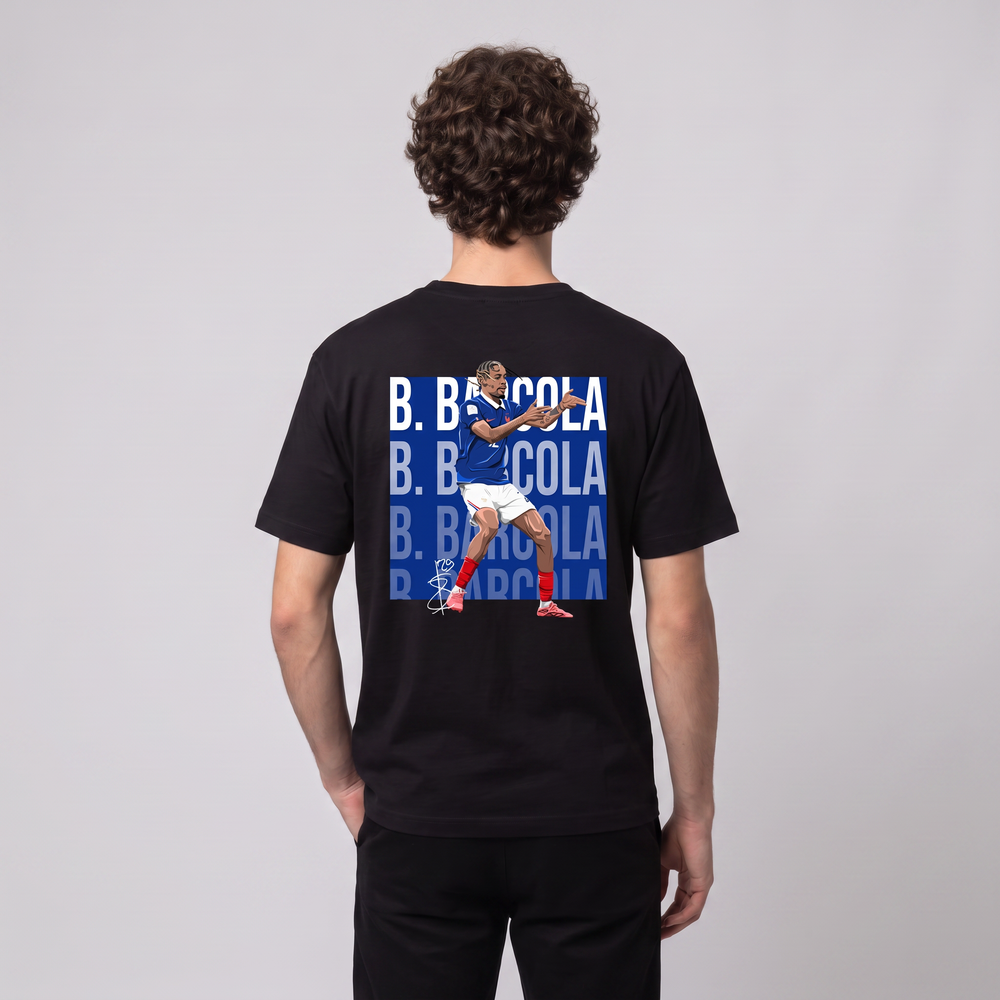 Bradley Barcola France World Cup 26 Home Shirt