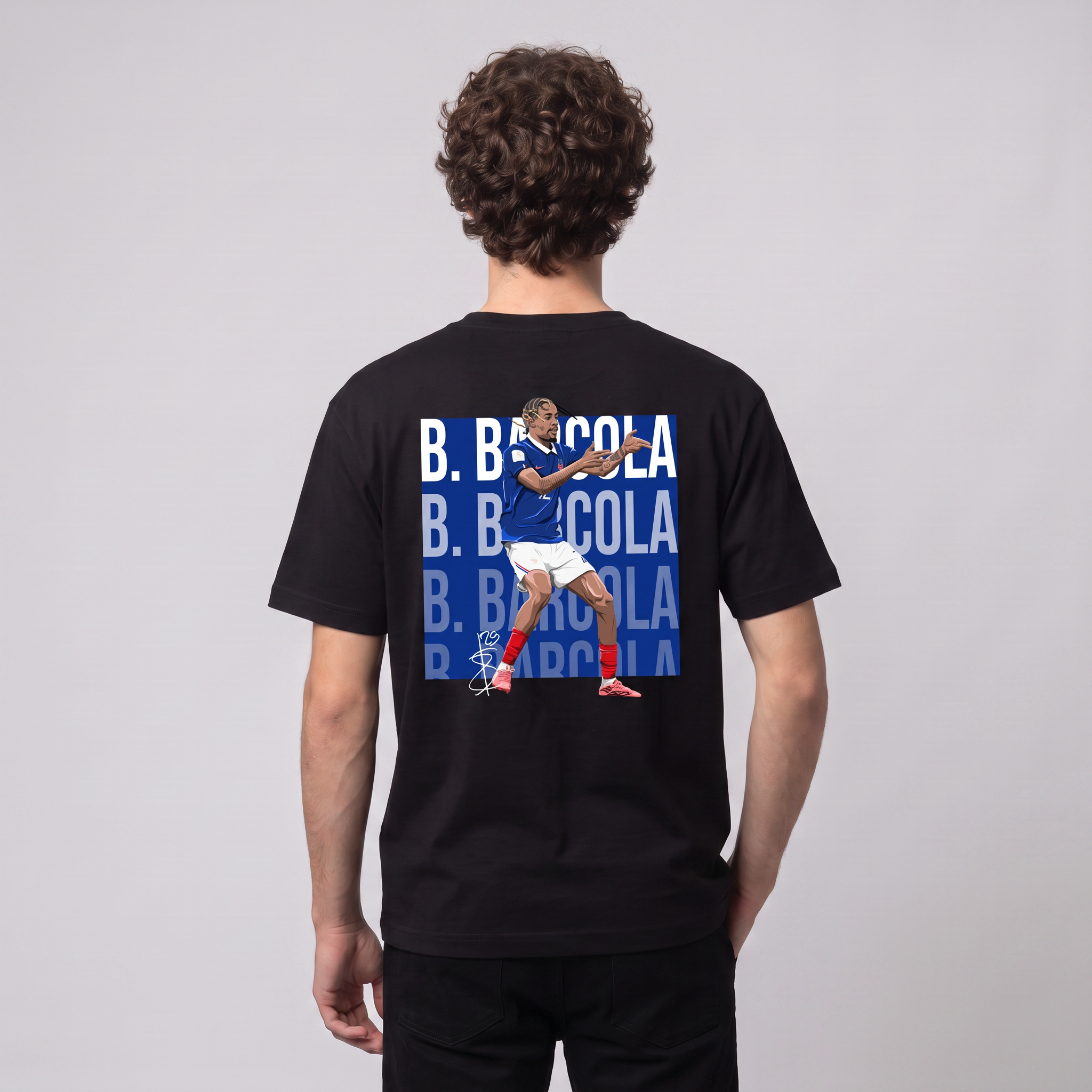 Bradley Barcola France World Cup 26 Home Shirt