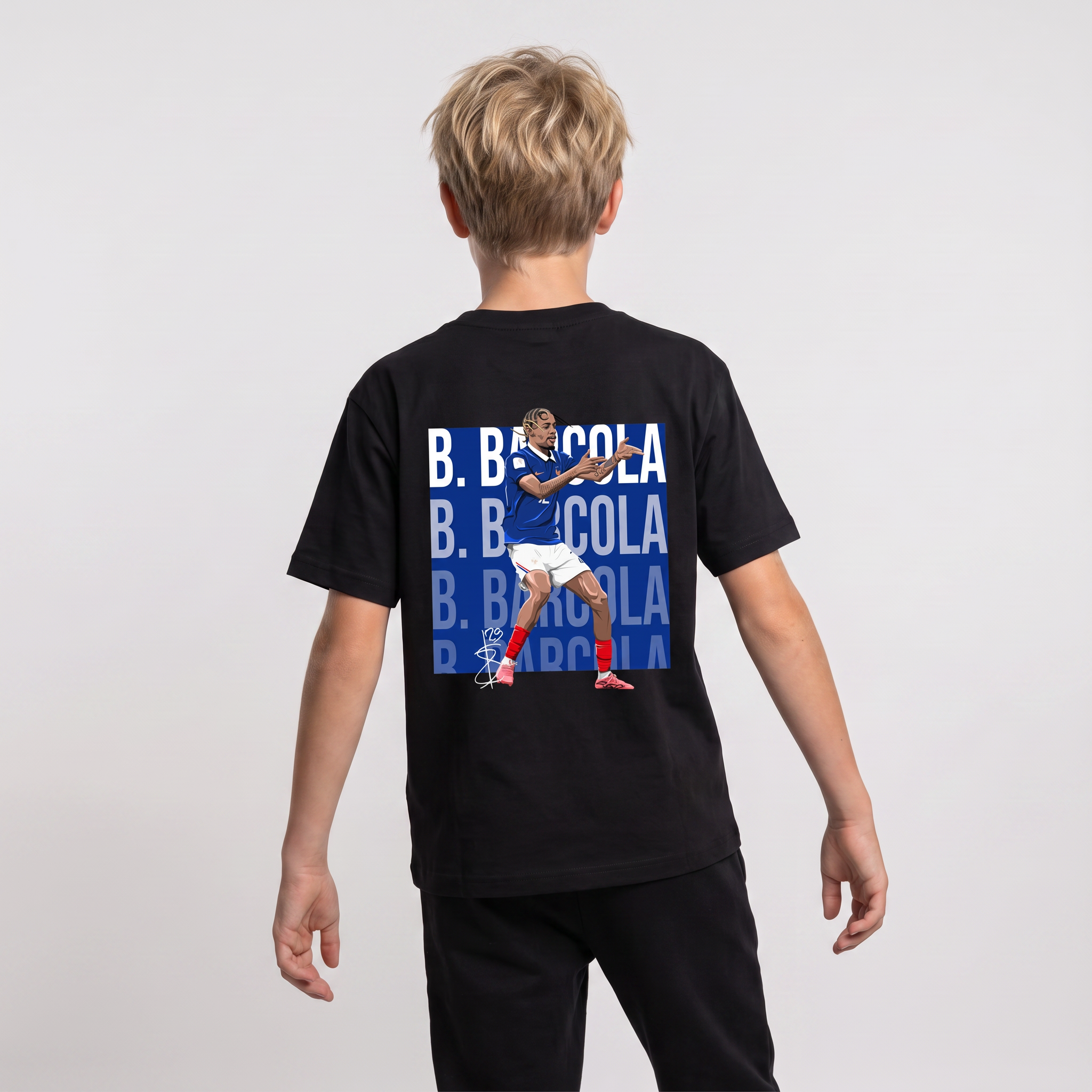 Bradley Barcola France World Cup 26 Home Shirt