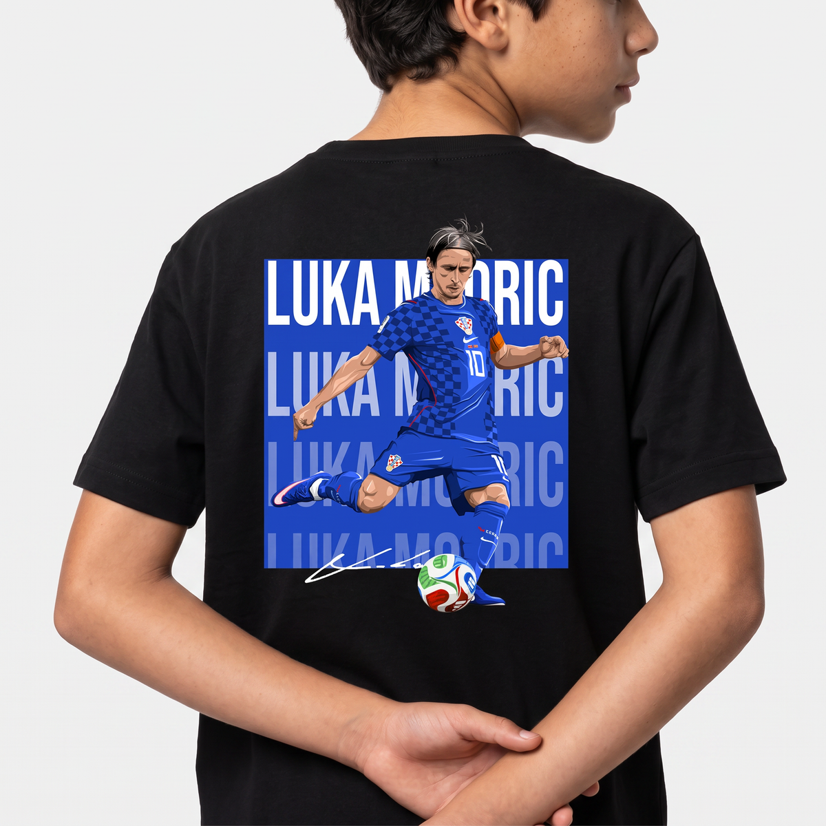 Luka Modric Croatia World Cup 26 Away Shirt
