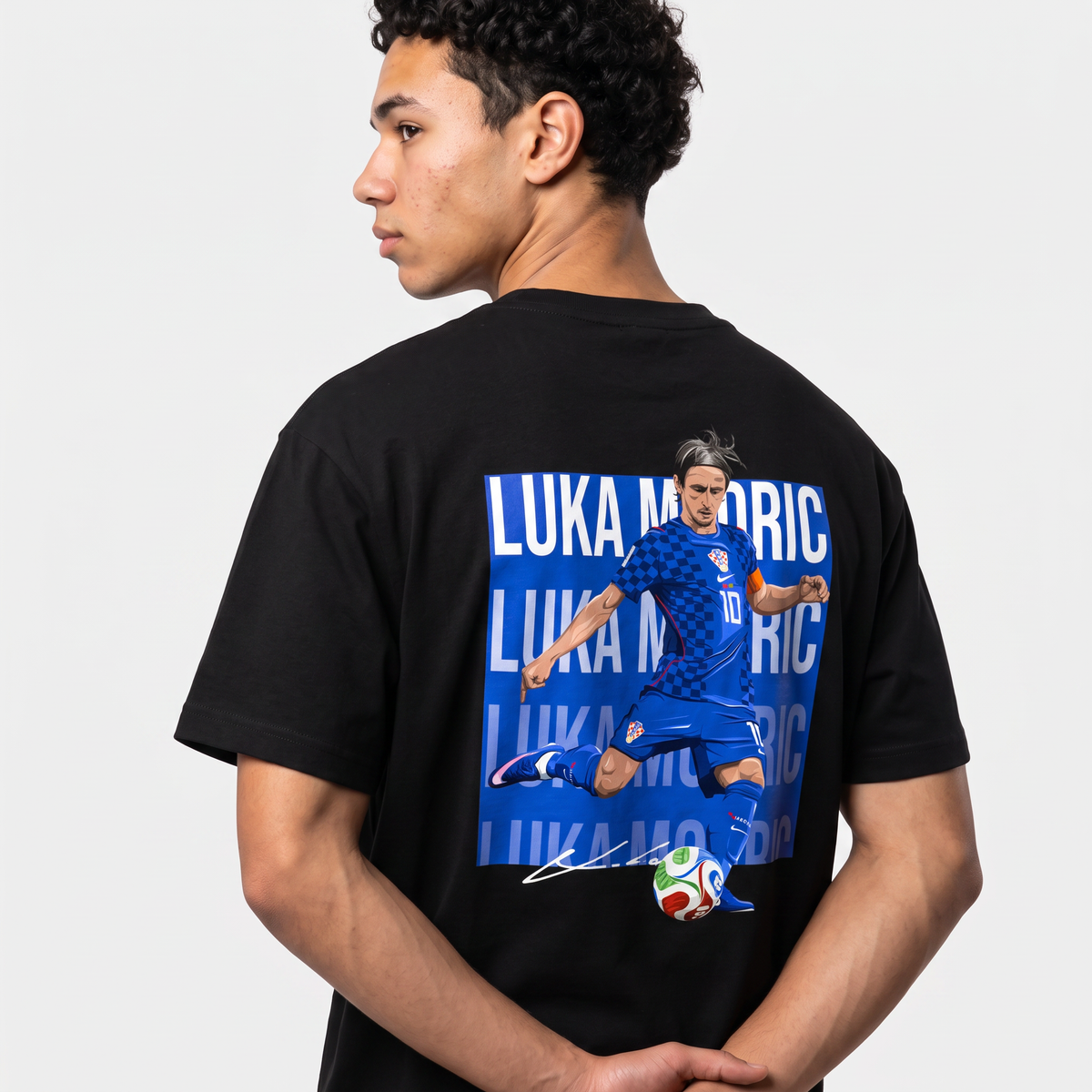Luka Modric Croatia World Cup 26 Away Shirt