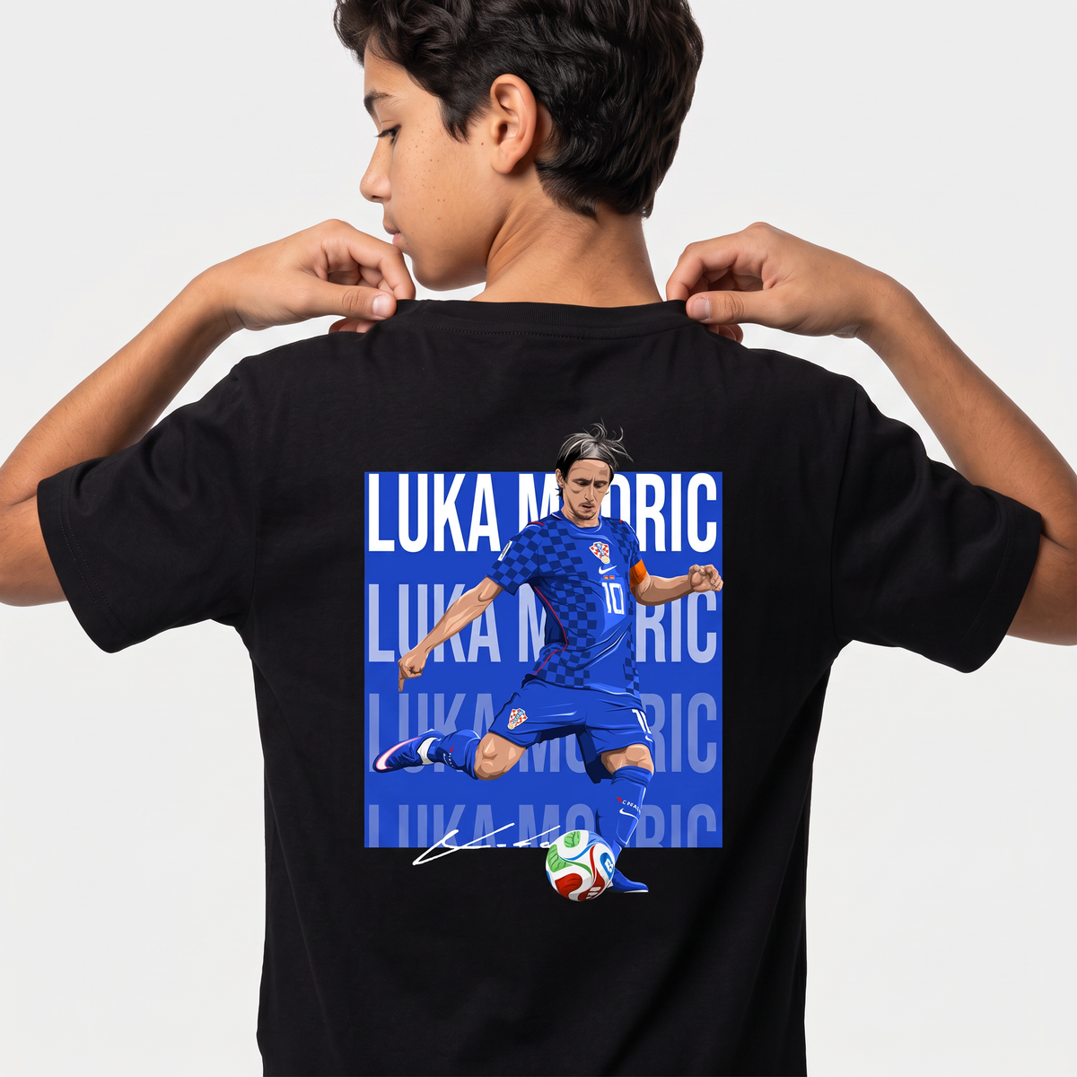 Luka Modric Croatia World Cup 26 Away Shirt