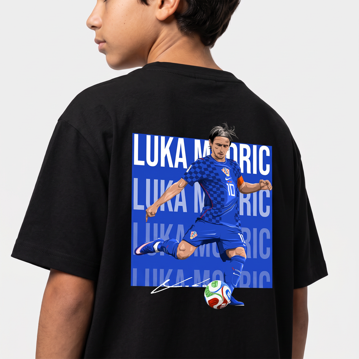 Luka Modric Croatia World Cup 26 Away Shirt
