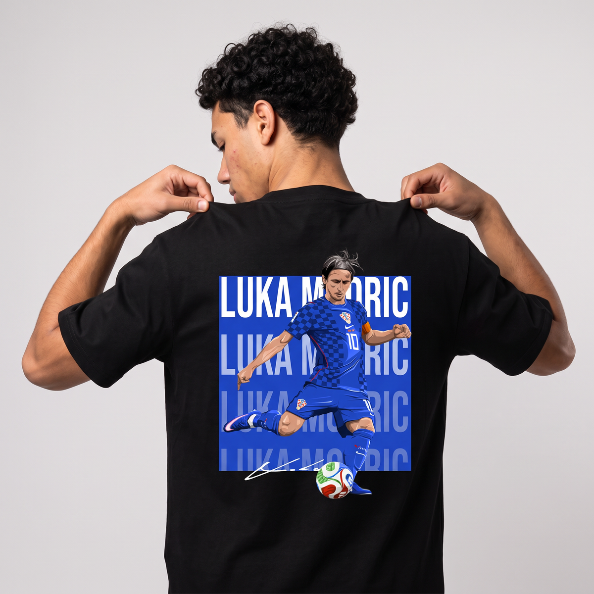 Luka Modric Croatia World Cup 26 Away Shirt